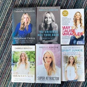 Lot of 6 Books by Gabrielle Gabby Bernstein